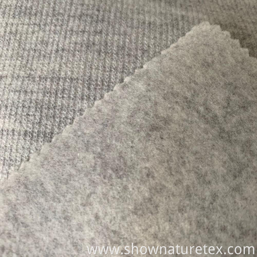 Burshed Knit Fabric Cationic Look